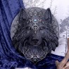 Tête de loup noire