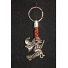 porte clefs en fer et cuir  porte bonheur sorcière